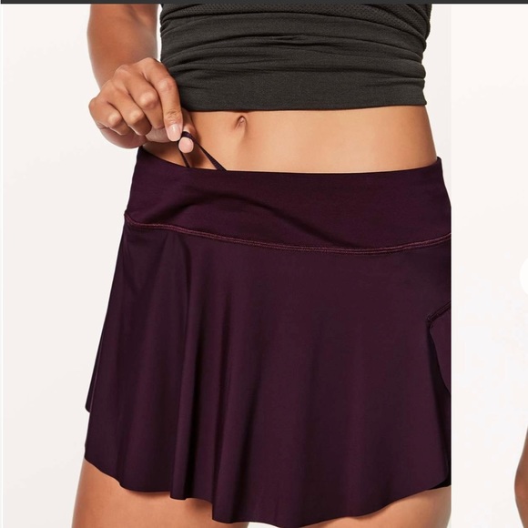 Lululemon"Quick Pace Skirt-(13") Dark Adobe - Picture 2 of 16